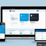 브랜드 마케터의 이직 시 포트폴리오 준비 - A sleek, modern digital portfolio webpage design tailored for a Russian marketing professional, feat...